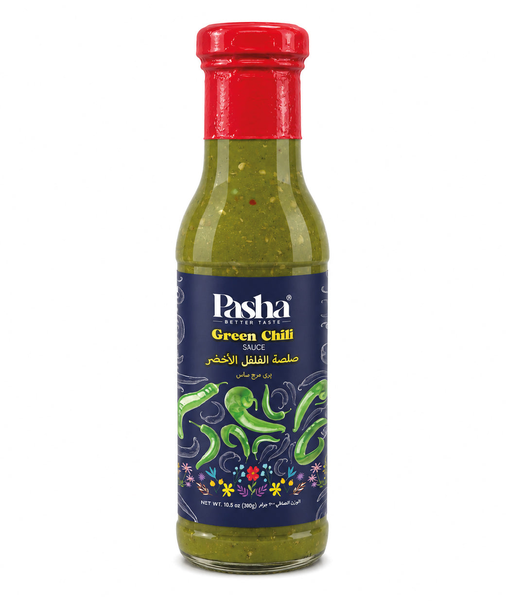 Pasha Green Chili Sauce 300 g bottle