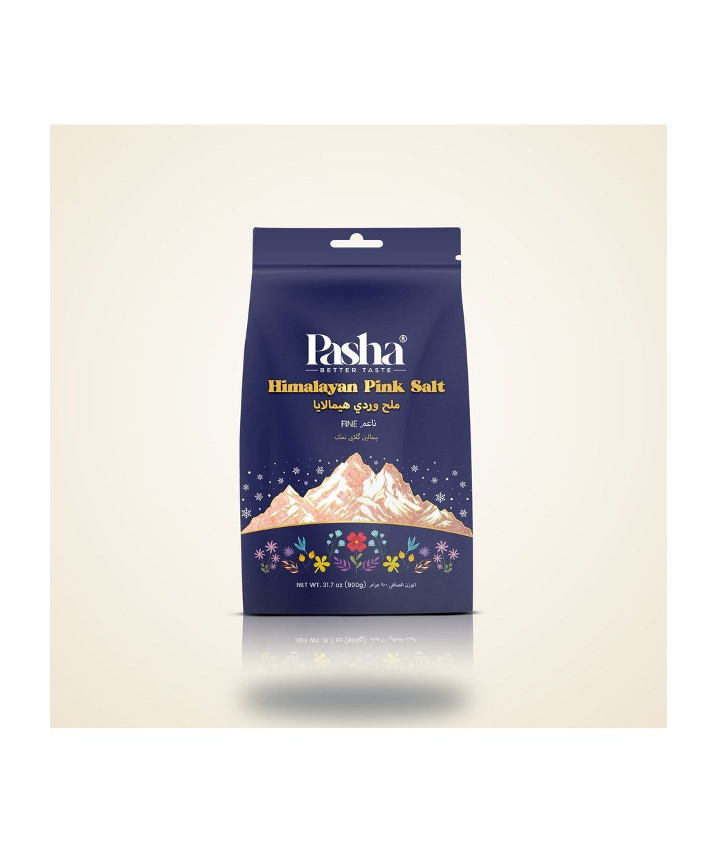 Pasha Himalayan Pink Salt Fine Grain 900 g pouch