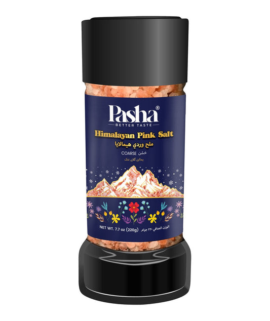 Pasha Himalayan Pink Salt Coarse 220 g grinder jar