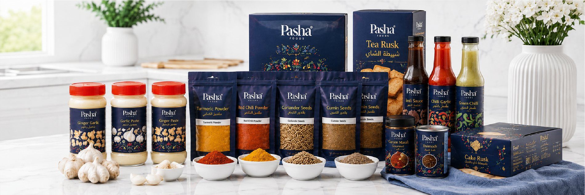 Pasha product range